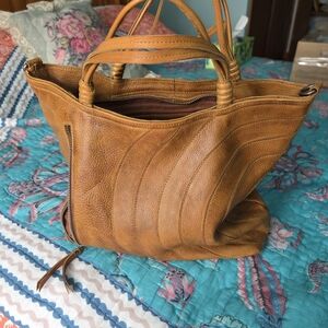 Latico Cognac Joplin Leather Crossbody Bag